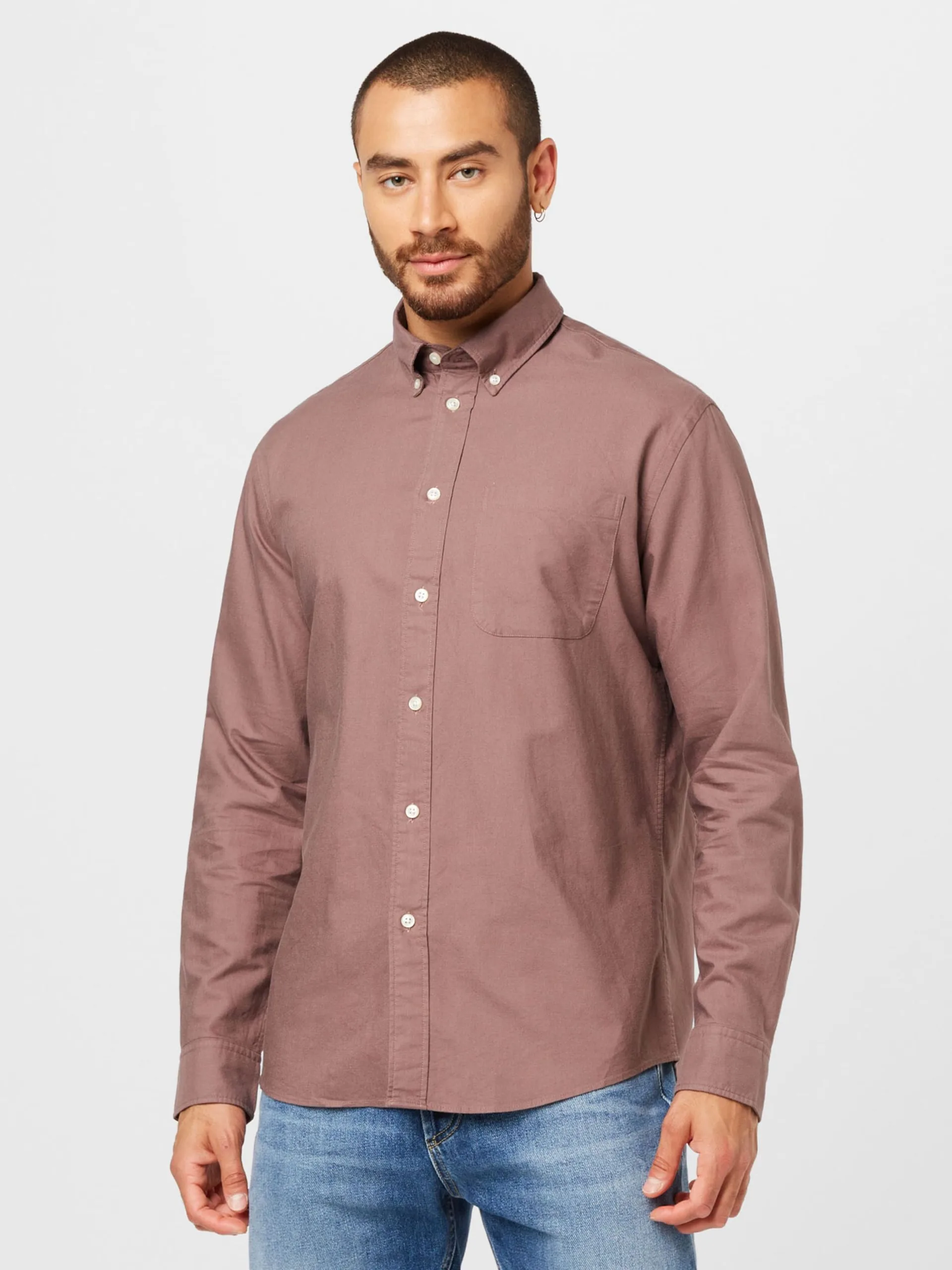 Selected Homme Casual Overhemden Regular Fit Overhemd RICK Heren Mauve 5 Selected Homme Casual Overhemden Regular Fit Overhemd RICK Heren Mauve - Afbeelding 3