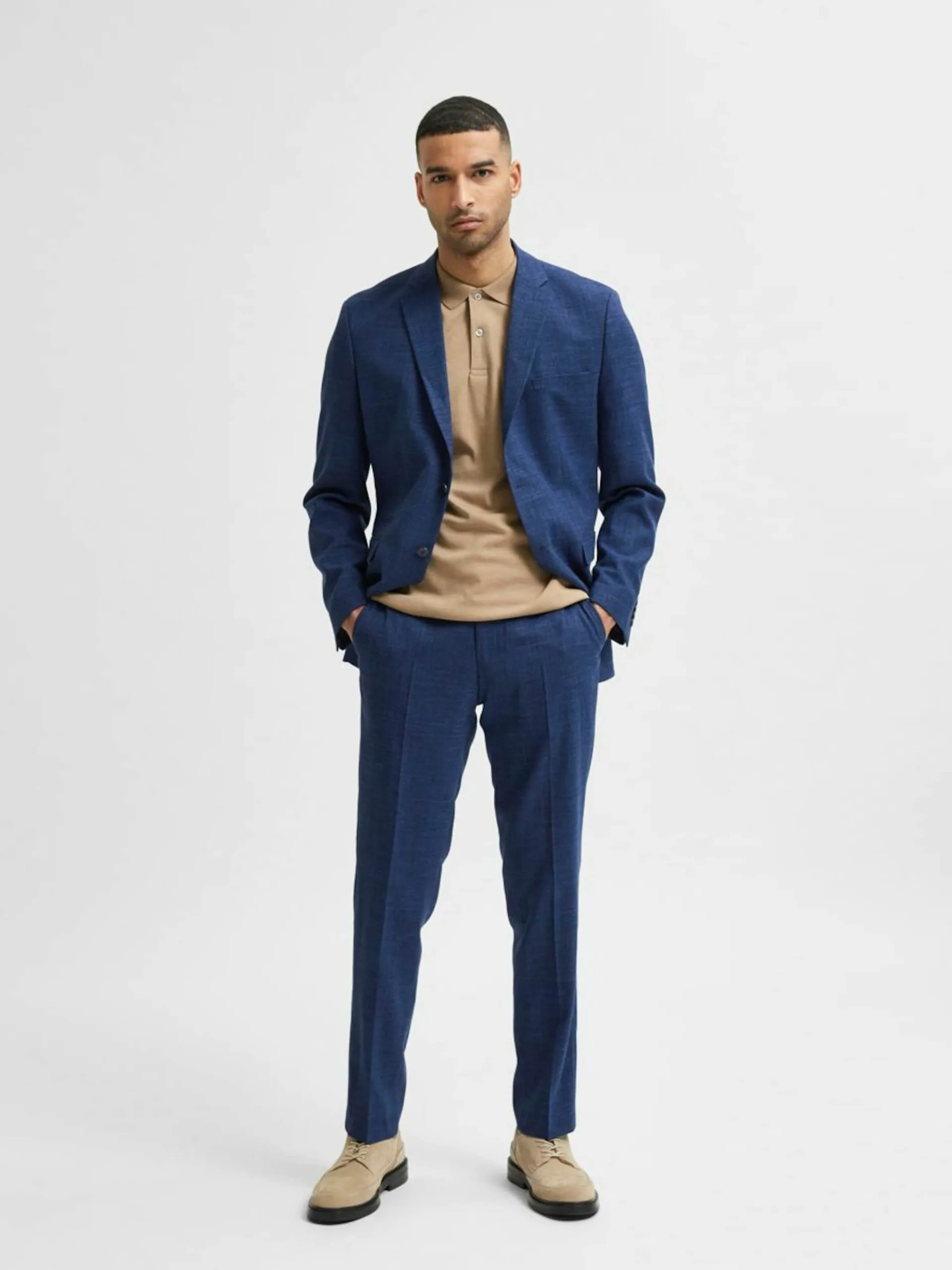 Selected Homme Pantalons Regular Pantalon Oasis Heren Blauw Gemêleerd 7 Selected Homme Pantalons Regular Pantalon Oasis Heren Blauw Gemêleerd - Afbeelding 5