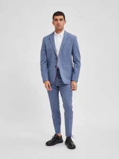 Selected Homme Colberts Slim Fit Business-colbert Josh Heren Duifblauw -Selected Homme Groot Warenhuis f6b44df830ca9c47d81113ff1a315d35