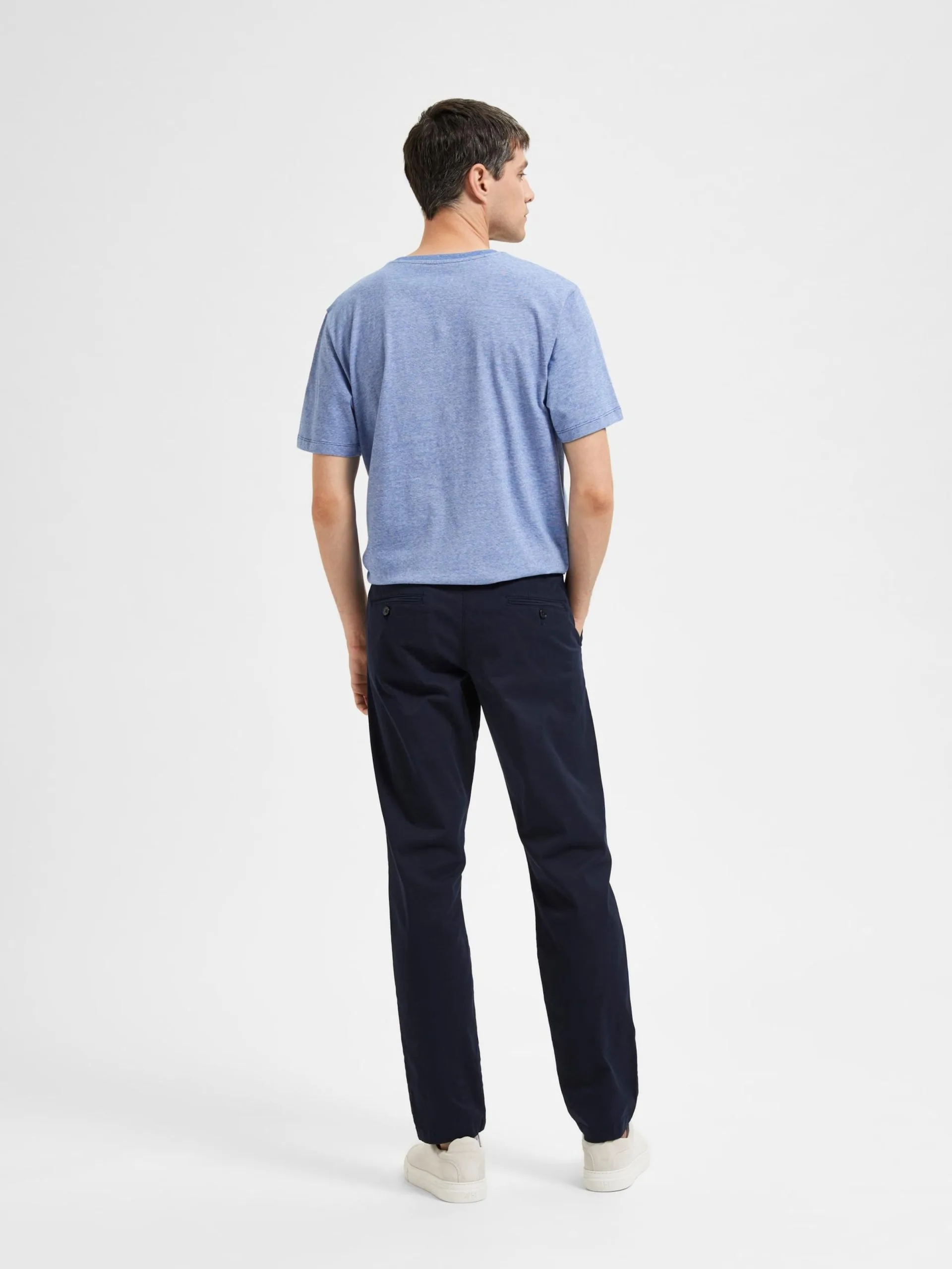 Selected Homme Chinos Slimfit Chino Miles Heren Donkerblauw 5 Selected Homme Chinos Slimfit Chino Miles Heren Donkerblauw - Afbeelding 3