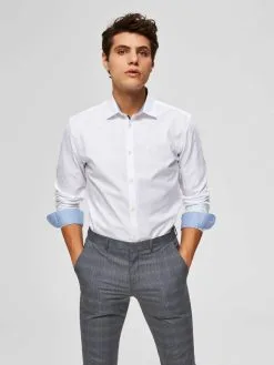 Selected Homme Casual Overhemden Slim Fit Overhemd Mark Heren Wit -Selected Homme Groot Warenhuis f8cacb1d854c5ee543874c41dc5dc93b