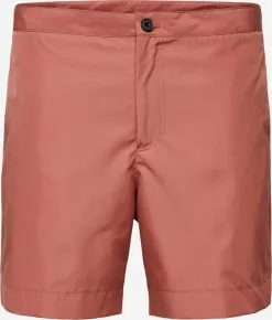 Selected Homme Shorts Regular Broek Heren Pastelroze