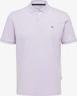 Selected Homme Polos Shirt Dante Heren Pastellila