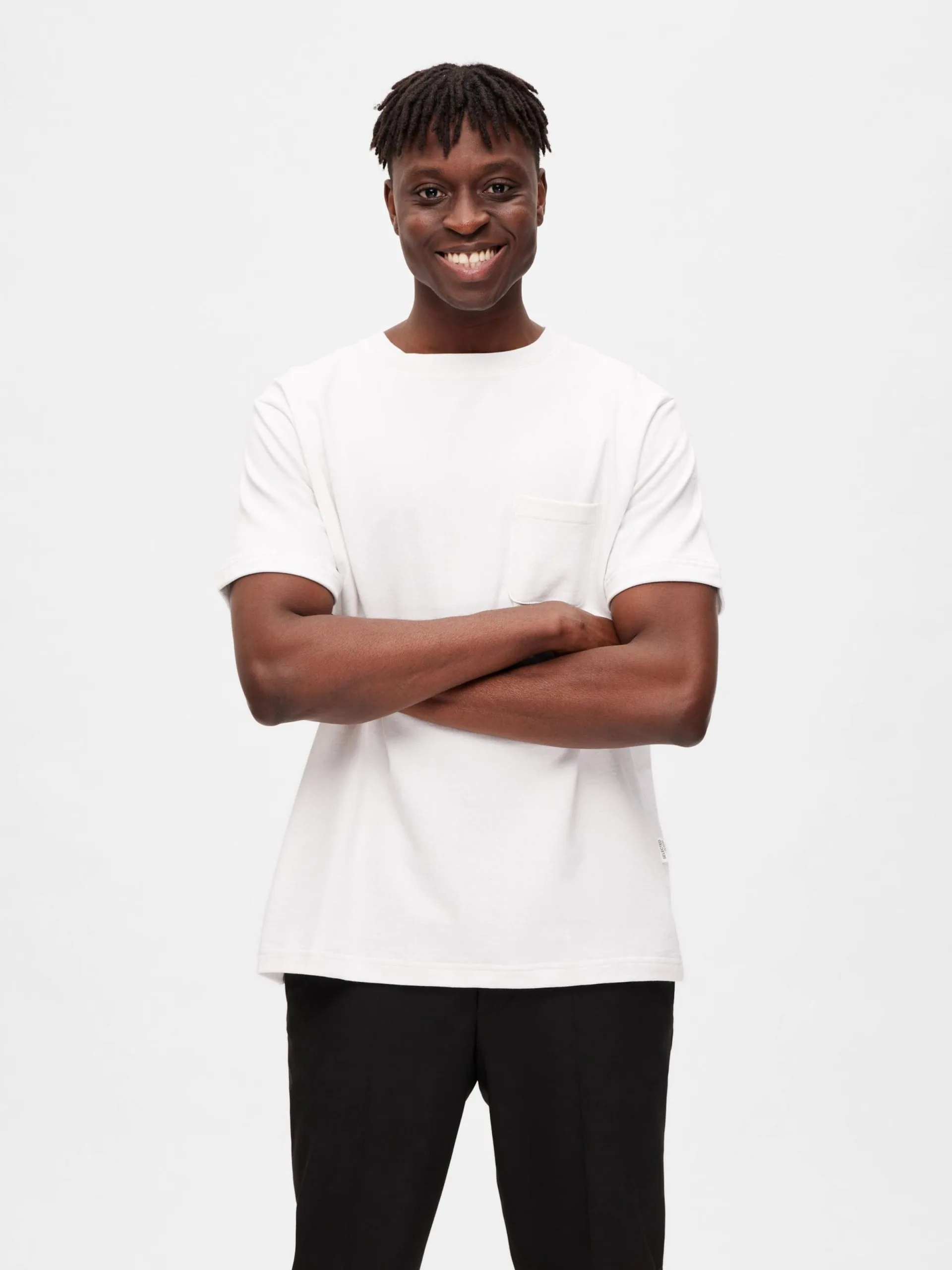 Selected Homme T-shirts Shirt Relax Soon Heren Offwhite 4 Selected Homme T-shirts Shirt Relax Soon Heren Offwhite - Afbeelding 2