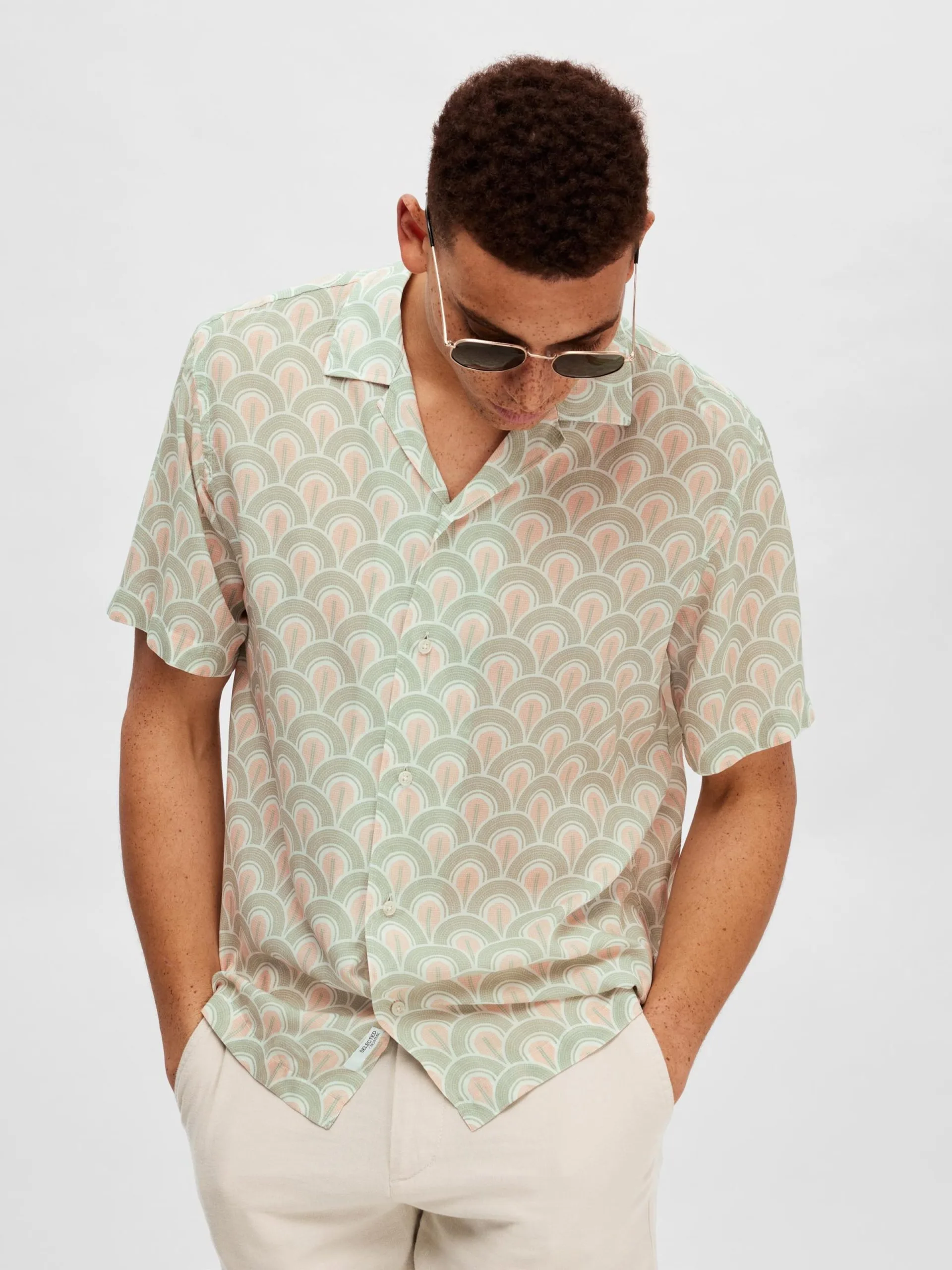 Selected Homme Casual Overhemden Regular Fit Overhemd Lee Heren Nude 5 Selected Homme Casual Overhemden Regular Fit Overhemd Lee Heren Nude - Afbeelding 3