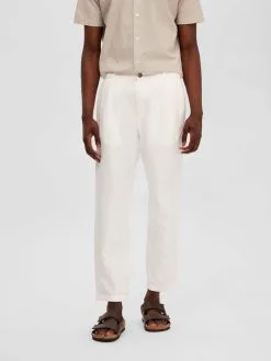 Selected Homme Pantalons Regular Bandplooibroek Heren Wit -Selected Homme Groot Warenhuis fde1d913ccb66727211d27a2d72e344a