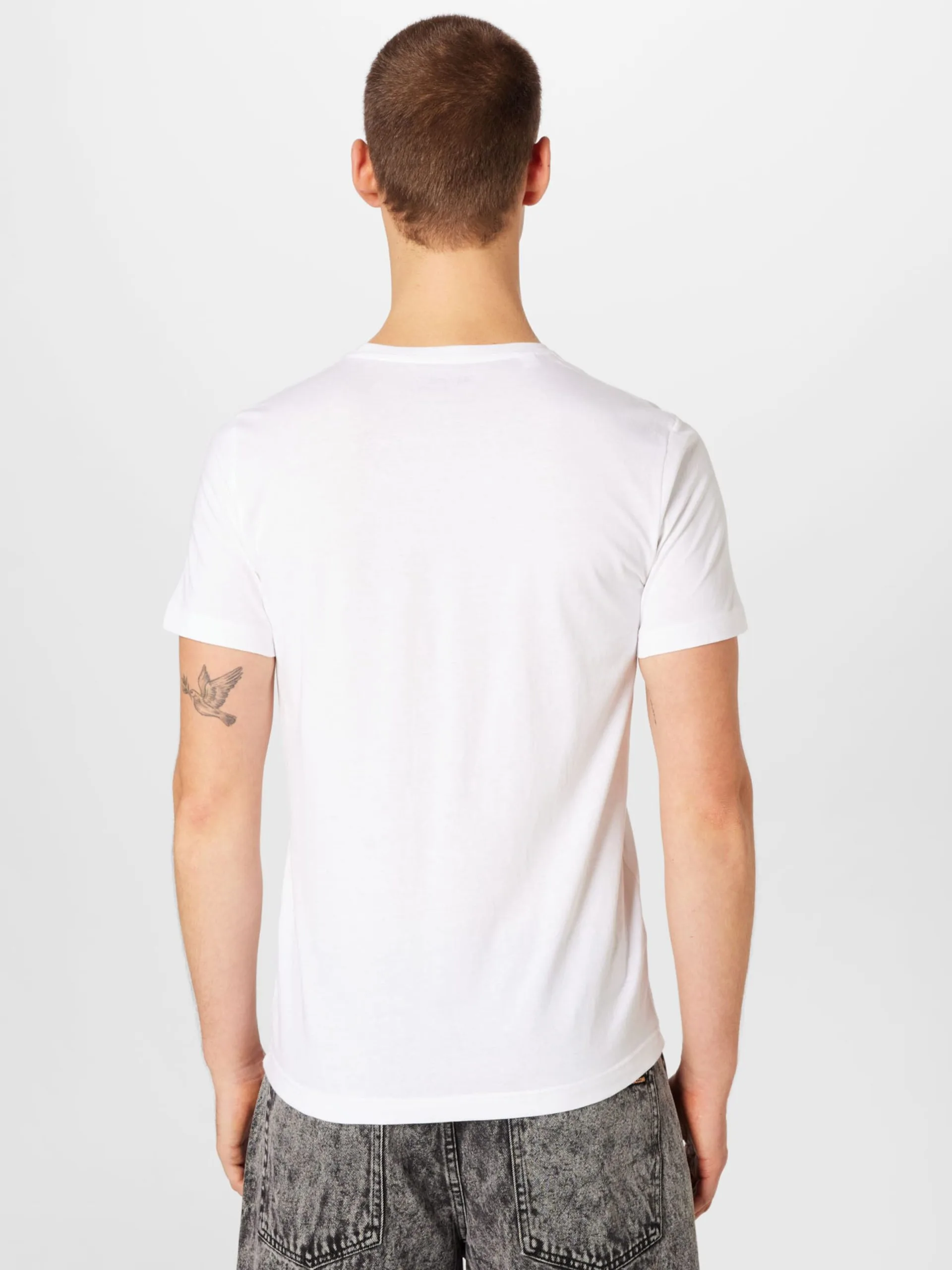 Selected Homme T-shirts Shirt Heren Offwhite 5 Selected Homme T-shirts Shirt Heren Offwhite - Afbeelding 3
